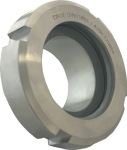 Inschroefbaar kijkglas DN40, met ingelast uiteinde, 38x41 mm SS AISI 316, melkpijpfitting