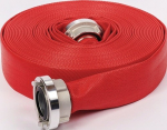Brandslang met koppelingen I-Ø 102 mm, rood Parsch SL Coverflex, rol van 10 m