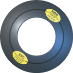 Gummi-Stahldichtung 617x508x5 mm, DN500, PN16 NBR WST KGS GII