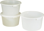 Bottich Polyethylen Ø 590 mm, Höhe 330 mm Craemer 65 I HD