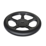 Handwiel van plaatstaal GN 228-ST-250-B17-A-SW