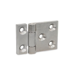 Heavy-duty hinge GN 237.3-NI-63-50-A-GS stainless steel