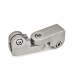 Hinge clamp connector GN 285-B18-B18-2-NI