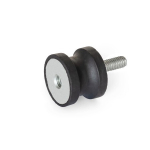 Gummipuffer GN 356-40-30-33-ES-55 Innen- & Außengewinde, 55±5 Shore A