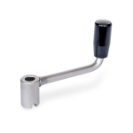 Device crank with cross groove GN 369.5-100-B12-N stainless steel