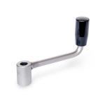Device crank without cross groove GN 369.5-125-B12-A stainless steel