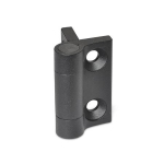 Hinge with spring return GN 437.3-ZD-60-60-L2-SW black