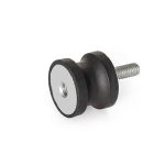 Rubberbuffer 55±5 Shore A GN 456-40-30-33-ES-55 Roestvrijstalen binnendraad & schroef