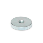 Flat knurled nut, galvanised DIN 467-M3-ZB