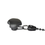 Three-star handle with captive lock GN stainless steel