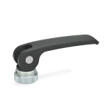 Eccentric clamp GN 927-44-M4-A-B Adjustable support disc