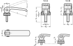 Exzenterspanner, Auflagescheibe Starr GN 927.4-44-M4-12-B-B