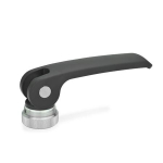 Eccentric clamp GN 927.4-44-M4-A-B Adjustable support disc