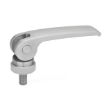 Edelstahl-Exzenterspanner GN 927.5-44-M4-20-A Auflagescheibe verstellbar