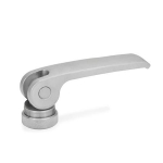 Stainless steel eccentric clamp GN 927.5-44-M4-A Adjustable support disc