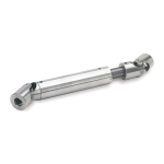 Cardanas met glijlager GN 808.2-58-K30-500-220