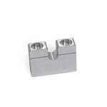 Lagerbock Mit Aufnahmenut Mit Gravur GN 828-8-UA-20-AM