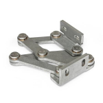 Stainless steel multi-joint hinge, 90° GN 7231-NI-40-L-MT stainless steel