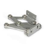 Stainless steel multi-joint hinge, 120° GN 7233-NI-40-L-MT stainless steel