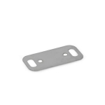 Stainless steel spacer plate GN 7247.2-NI-60-0,5-MT