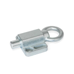 Indexing plunger, guide Galvanised GN 722.6-14-20-A-ZB