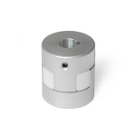 Elastomeer koppeling Met stelschroef GN 2241-55-K19-25-AL-WS