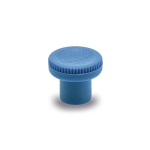 Kartelknop, visueel detecteerbaar, blauw GN 676-21-M5-VDB