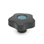 Star grip, cover plug blue GN 5337.2-50-M12-E-DBL