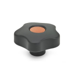 Star grip, cover plug orange GN 5337.2-50-M12-E-DOR