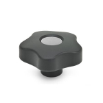 Star grip, cover plug grey GN 5337.2-50-M8-E-DGR