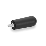 Draaibare cilindergreep GN 798.6-KT-36-M8-SGA antibacterieel, zwart-grijs