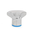 Dreisterngriff, EPDM, Hygienic Design GN 5445-40-M6-MT-E