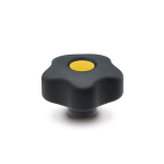 Softline star grip, cover plug yellow GN 5337.6-53-M10-DGB