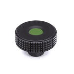 Snoerhendel, afdekkap groen GN 534-50-B8-SW-DGN