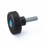 Cord grip screws, cover cap blue GN 534-60-M12-50-SW-DBL