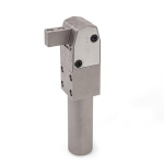 Stroomtang, horizontale klemarm GN 864-20-BL-NC vernikkeld