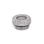 Stainless steel sight glass, metal fused GN