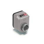 Roestvaststalen positie-indicator met holle as GN 954.2-001.5-AN-R-GR