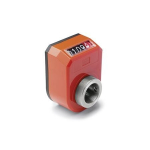 Roestvaststalen positie-indicator met holle as GN 953.2-0002.0-FR-L-SG