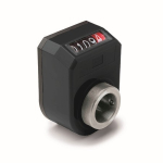 Roestvaststalen positie-indicator met holle as GN 953.2-0003.0-AN-L-SG