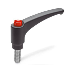 Klemmhebel verstellbar GN 603.1-108-M12-30-DRT Edelstahl-Innenteil, Elesa 236001-C6