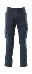 Herenbroek met kniezakken Maat zwart-blauw, MG205 Mascotte Versnellen