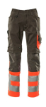 broek met kniezakken maat 64 L82, dk antraciet/ rood, MG290 Mascot Safe Supreme Leeds