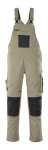 Turnbroek met kniezakken Maat licht kaki/zwart, MG340 Mascotte Uniek Leipzig