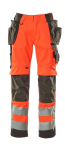 Trousers with knee & hanging pockets Size 47 L90, red/dark anthracite, MG290 Mascot Safe Supreme Wigan