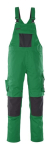 Turnbroek met kniezakken Maat groen/zwart, MG340 Mascotte Uniek Leipzig