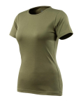 Dames T-shirt Maat XS, mosgroen, BW220 Mascotte Oversteekplaats Arras