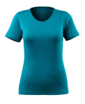 Dames T-shirt Maat petroleum, BW220 Mascotte Crossover Leuk