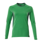 Dames-T-shirt, lange mouw Maat grasgroen/groen, MG195 Mascotte Versnellen