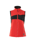 Dames gilet Maat verkeersrood/zwart, Mascotte Versnellen